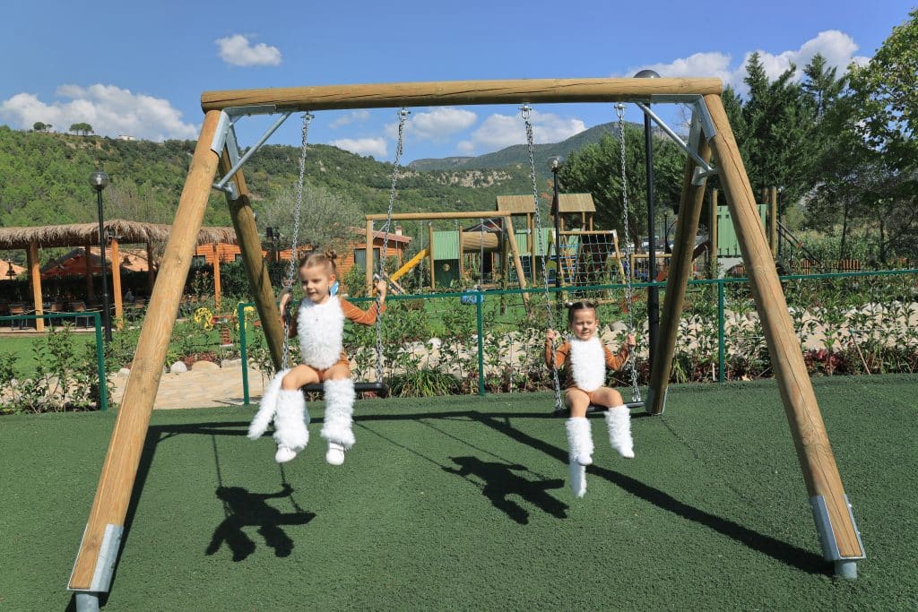 Restaurant with playground in Tirana