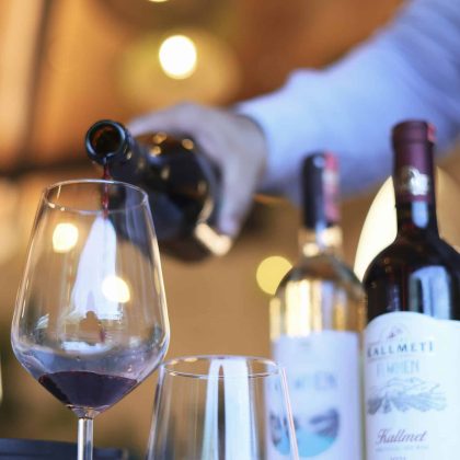 Fine wine selection in Tirana