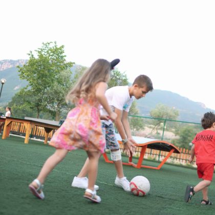 Restaurant with playground in Tirana